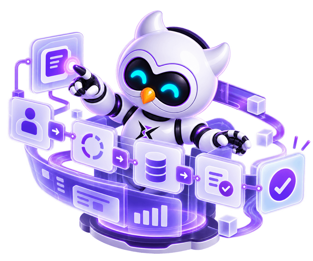 Automation & Digital Operations 3D visualization